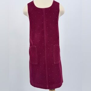 Baby Gap Corduroy Heart Dress Size 5Y